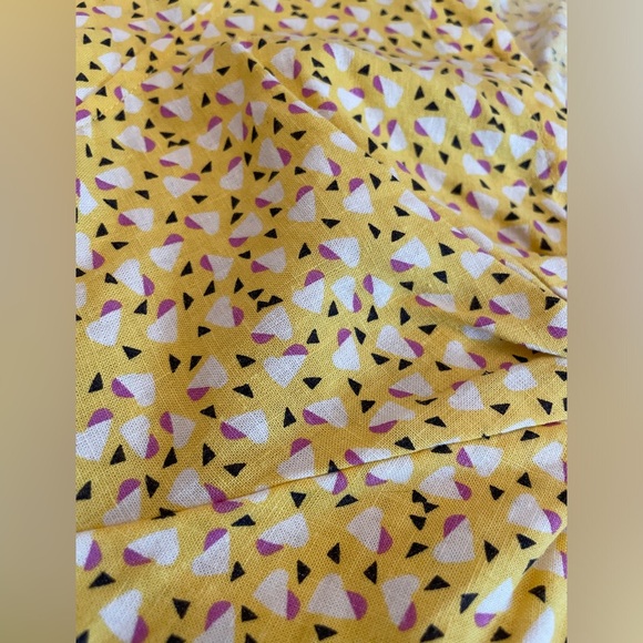 Free people Yellow Crop top, Smock Back Top - Picture 2 of 9